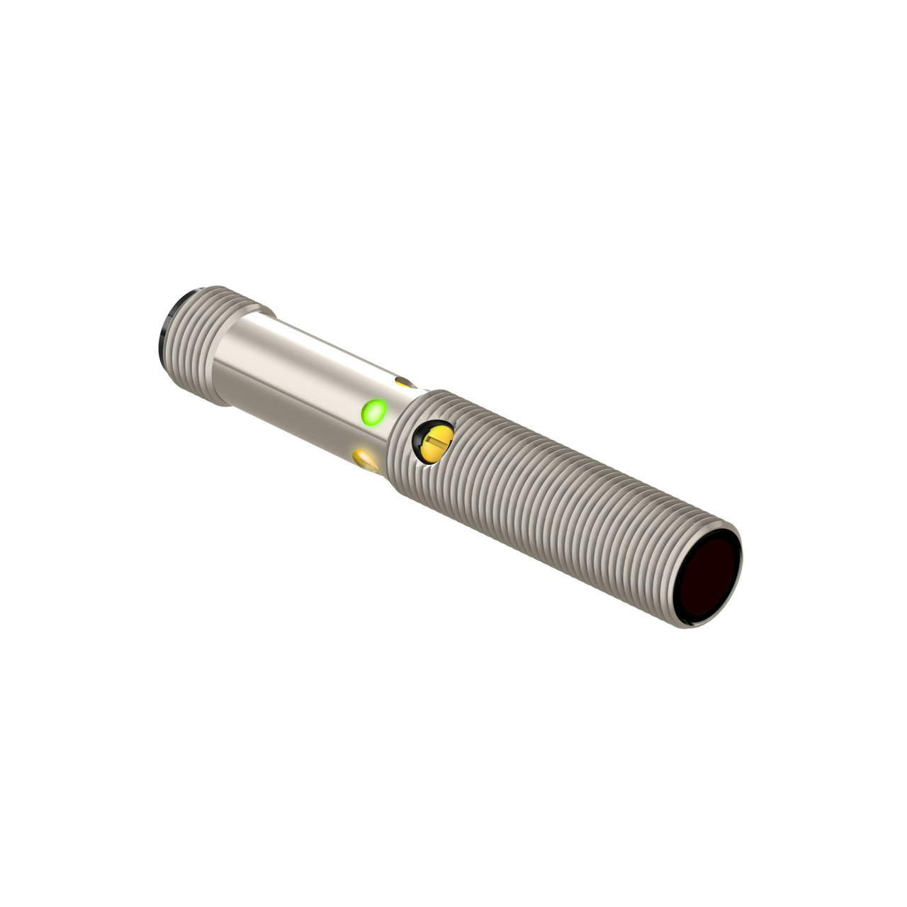 Banner Engineering Photoelectric Sensor; Polar Retro; 12mm Barrel; 1.5m Range; 10-30VDC; NPN; LO/DO Configurable; M12 QD